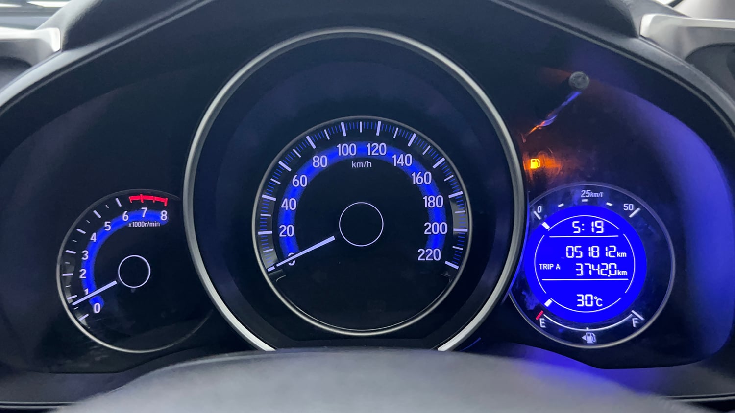 Used 2020 Honda WR-V VX MT Petrol Petrol Manual interior CLUSTERMETER VIEW
