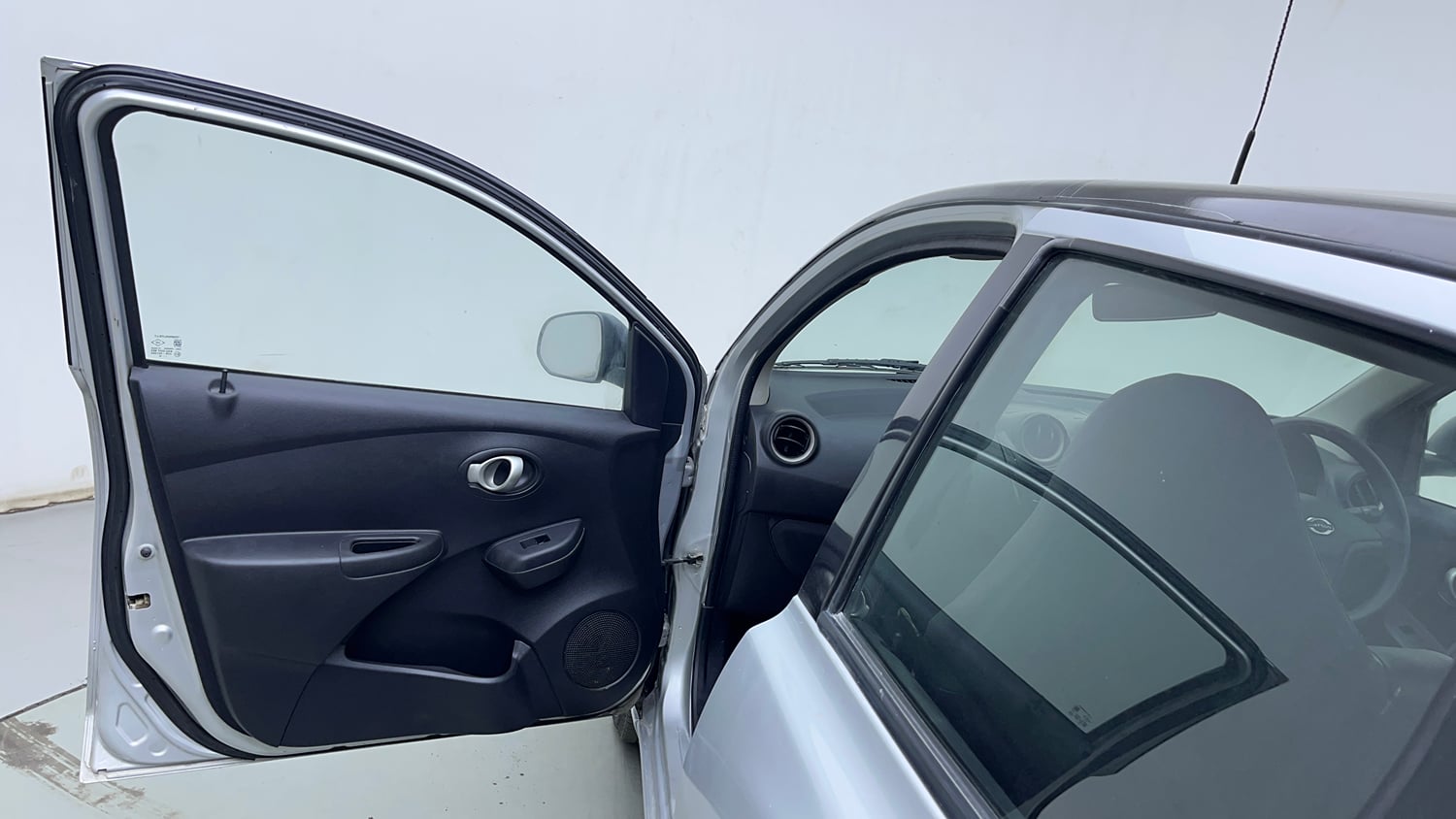 Used 2018 Datsun Go Plus T Petrol Manual interior LEFT FRONT DOOR OPEN VIEW