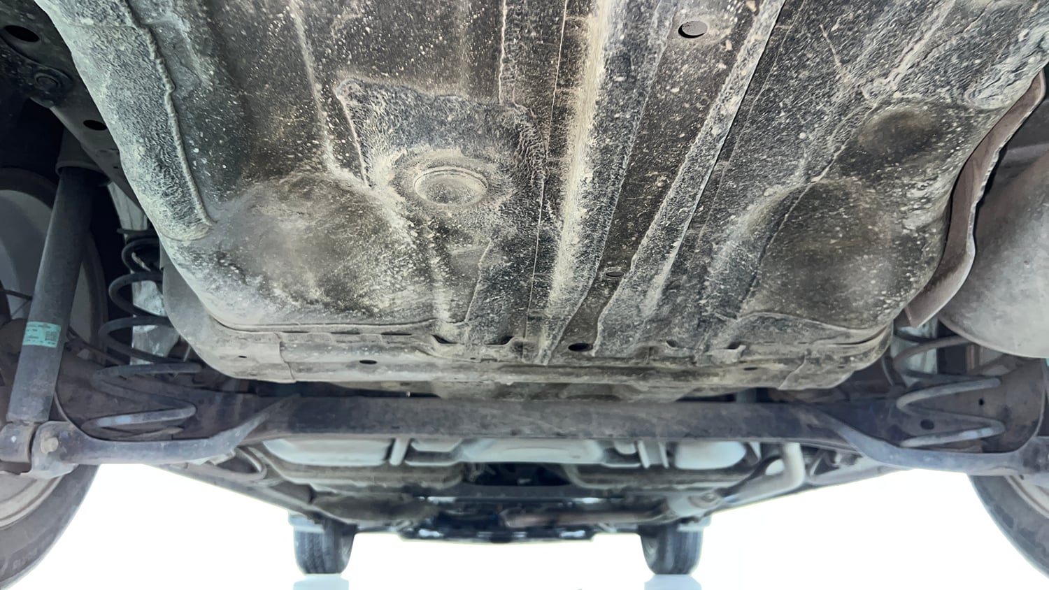 Used 2023 Honda City V Petrol CVT Petrol Automatic extra REAR UNDERBODY VIEW (TAKEN FROM REAR)