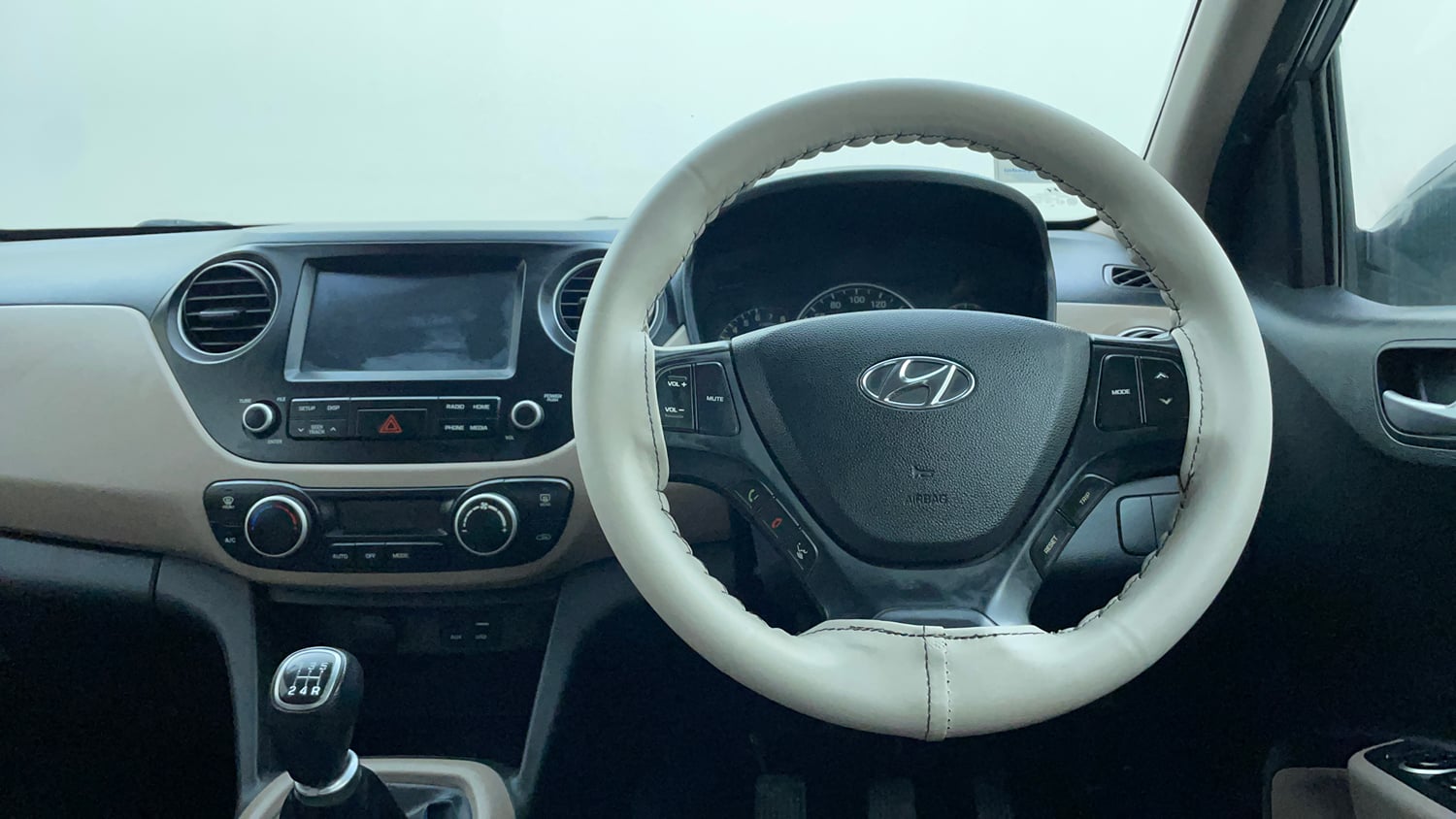 Used 2017 Hyundai Grand i10 Asta 1.2 Kappa VTVT Petrol Manual interior STEERING VIEW