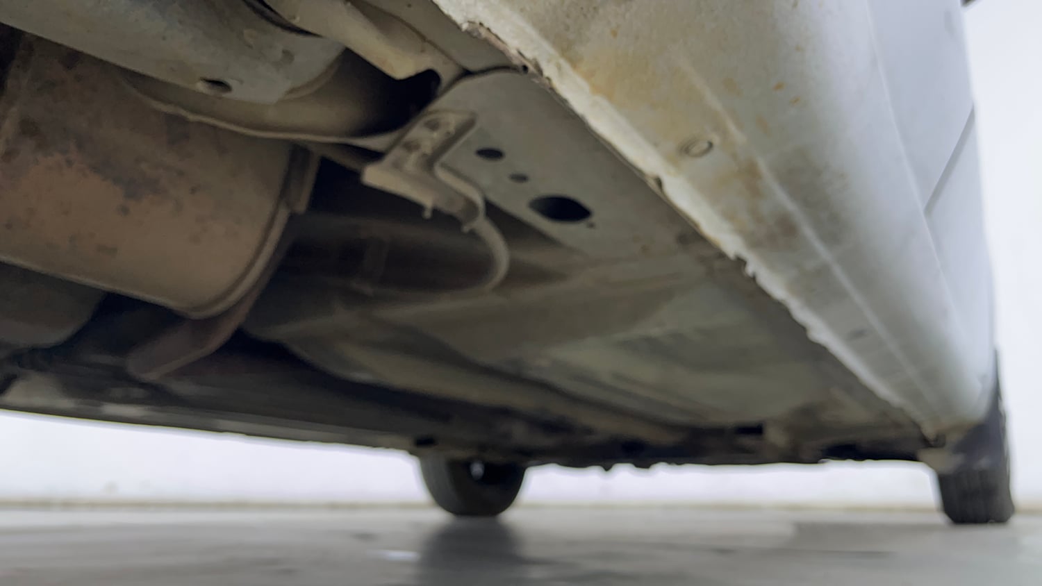 Used 2018 Datsun Go Plus T Petrol Manual extra REAR RIGHT UNDERBODY VIEW