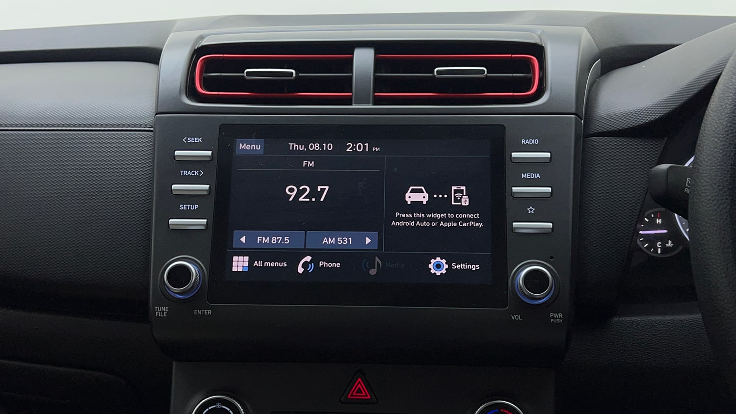 Used 2023 Hyundai Creta S Plus 1.5 Petrol Knight Petrol Manual top_features Integrated (in-dash) music system