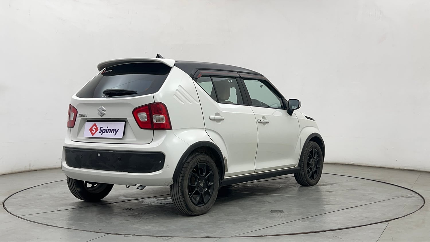 Used 2017 Maruti Suzuki Ignis Zeta 1.2 AMT Petrol Automatic exterior RIGHT REAR CORNER VIEW