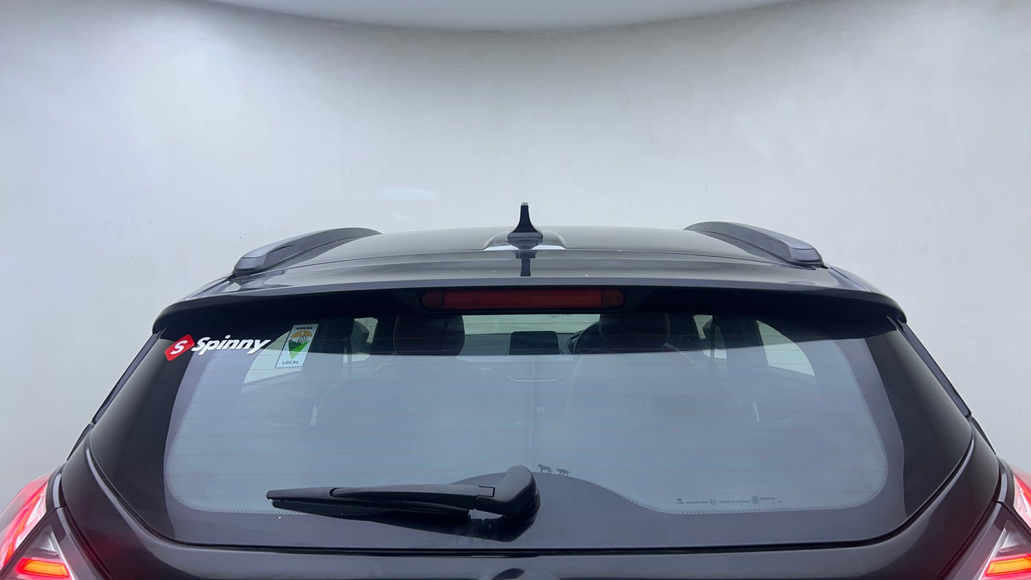 Used 2023 Tata Nexon XZA Plus LUXS Red Dark Edition Petrol Automatic exterior BACK WINDSHIELD VIEW