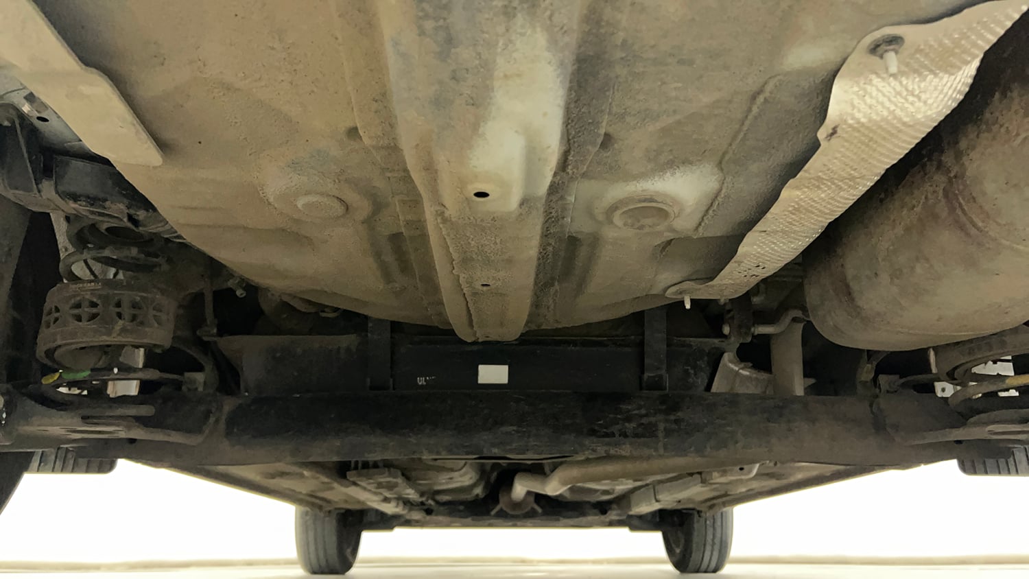 Used 2026 Hyundai Grand i10 Nios Sportz 1.2 Hy-CNG Duo Cng Manual extra REAR UNDERBODY VIEW (TAKEN FROM REAR)