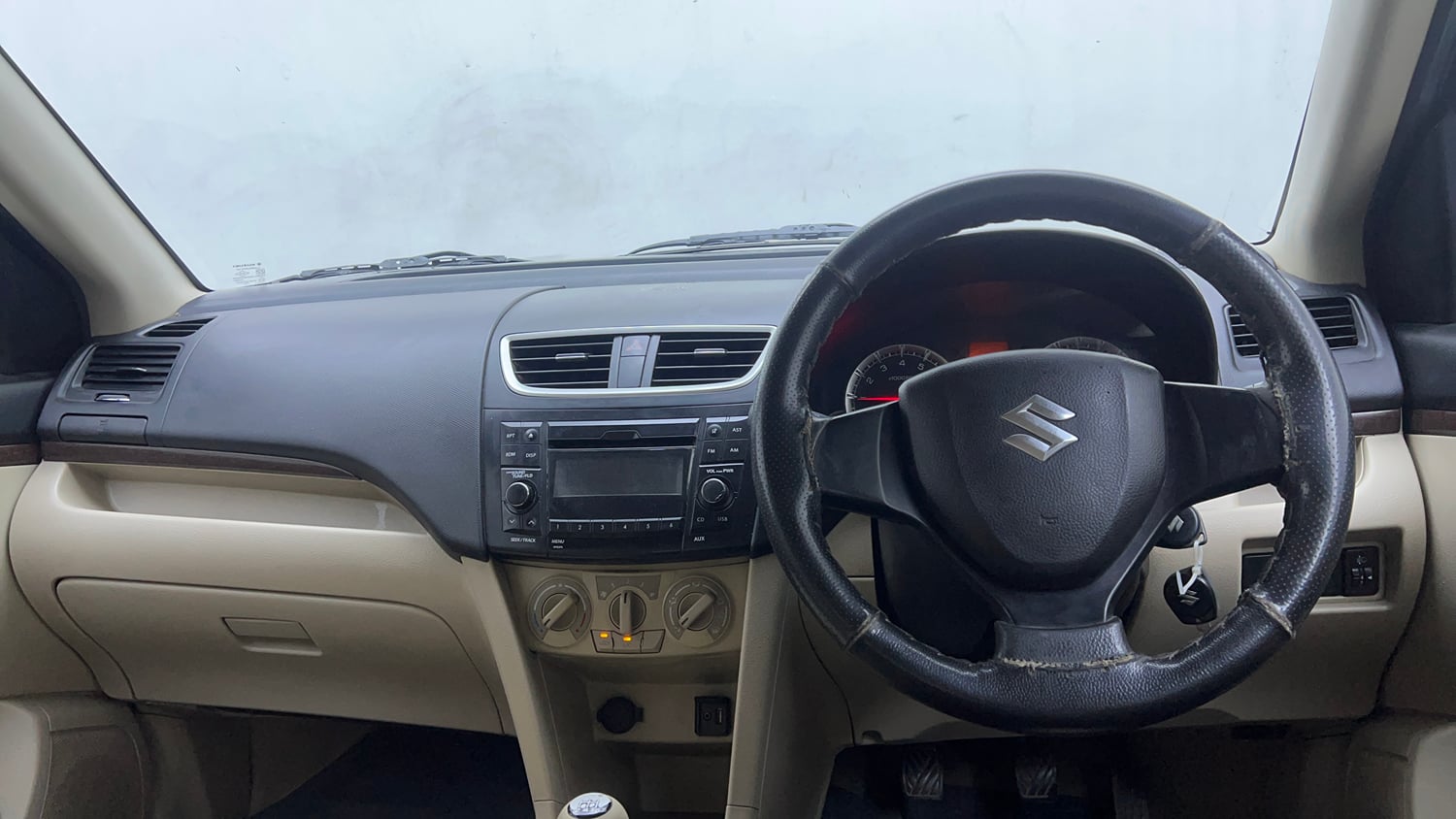 Used 2016 Maruti Suzuki Swift Dzire VXI Petrol Manual interior DASHBOARD VIEW