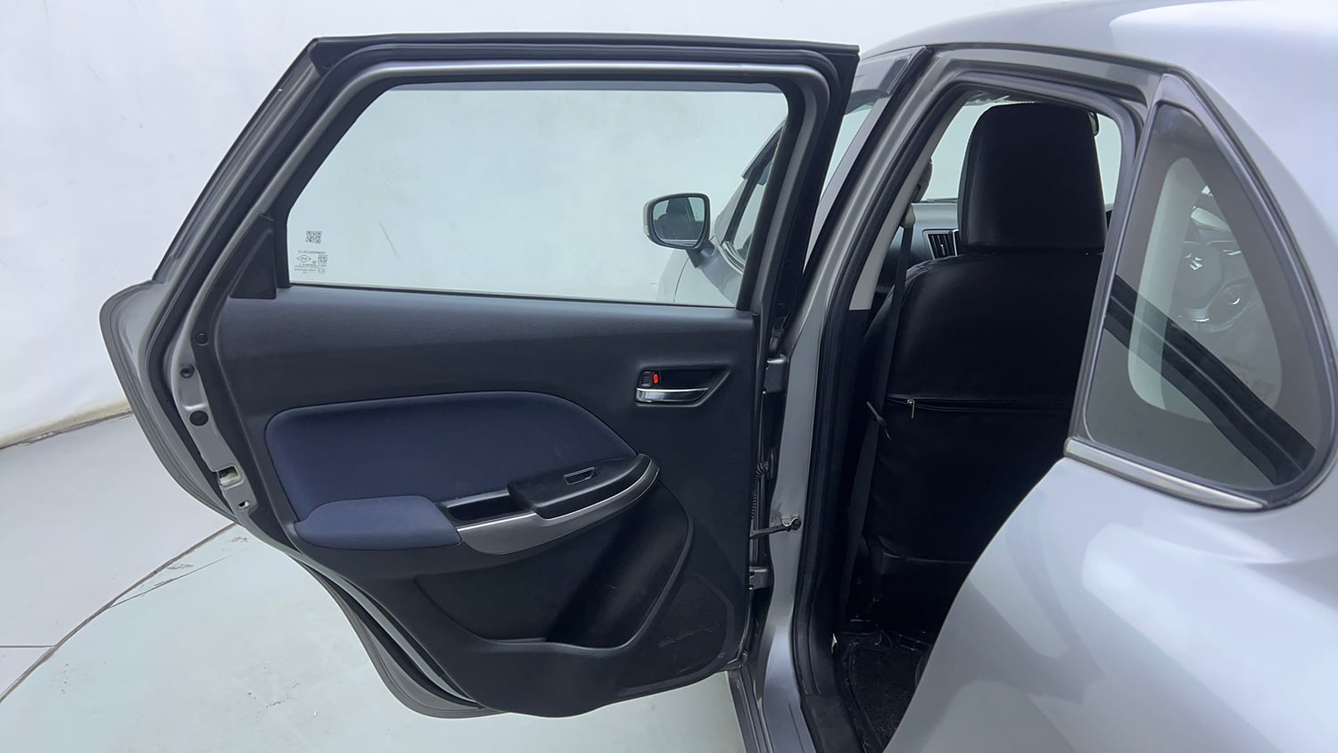 Used 2021 Maruti Suzuki Baleno Zeta Petrol Manual interior LEFT REAR DOOR OPEN VIEW