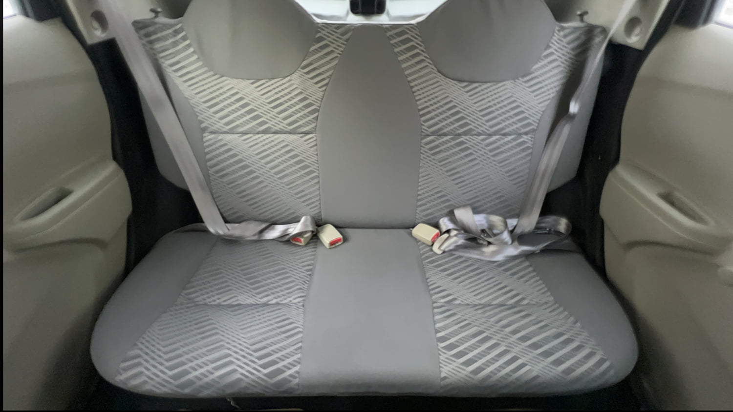Used 2015 Datsun GO T Petrol Manual interior REAR SEAT CONDITION VIEW
