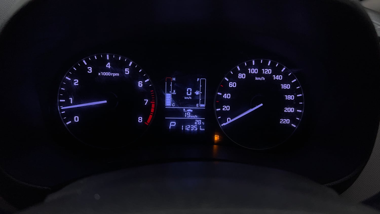 Used 2017 Hyundai Creta 1.6 SX Plus AT Petrol Petrol Automatic interior CLUSTERMETER VIEW