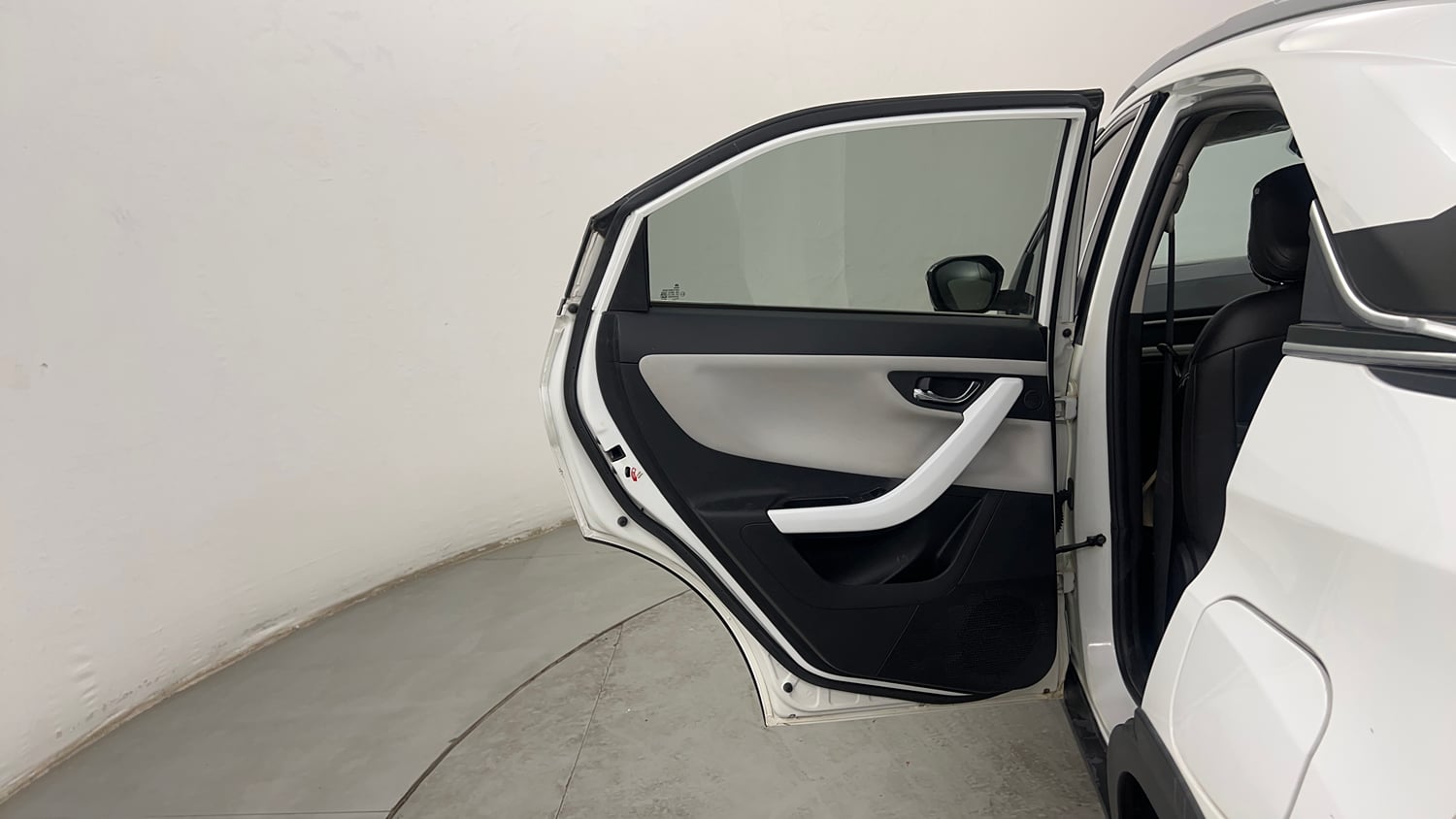 Used 2024 Tata Nexon Creative Plus S 1.2 Revotron Petrol 6AMT Petrol Automatic interior LEFT REAR DOOR OPEN VIEW