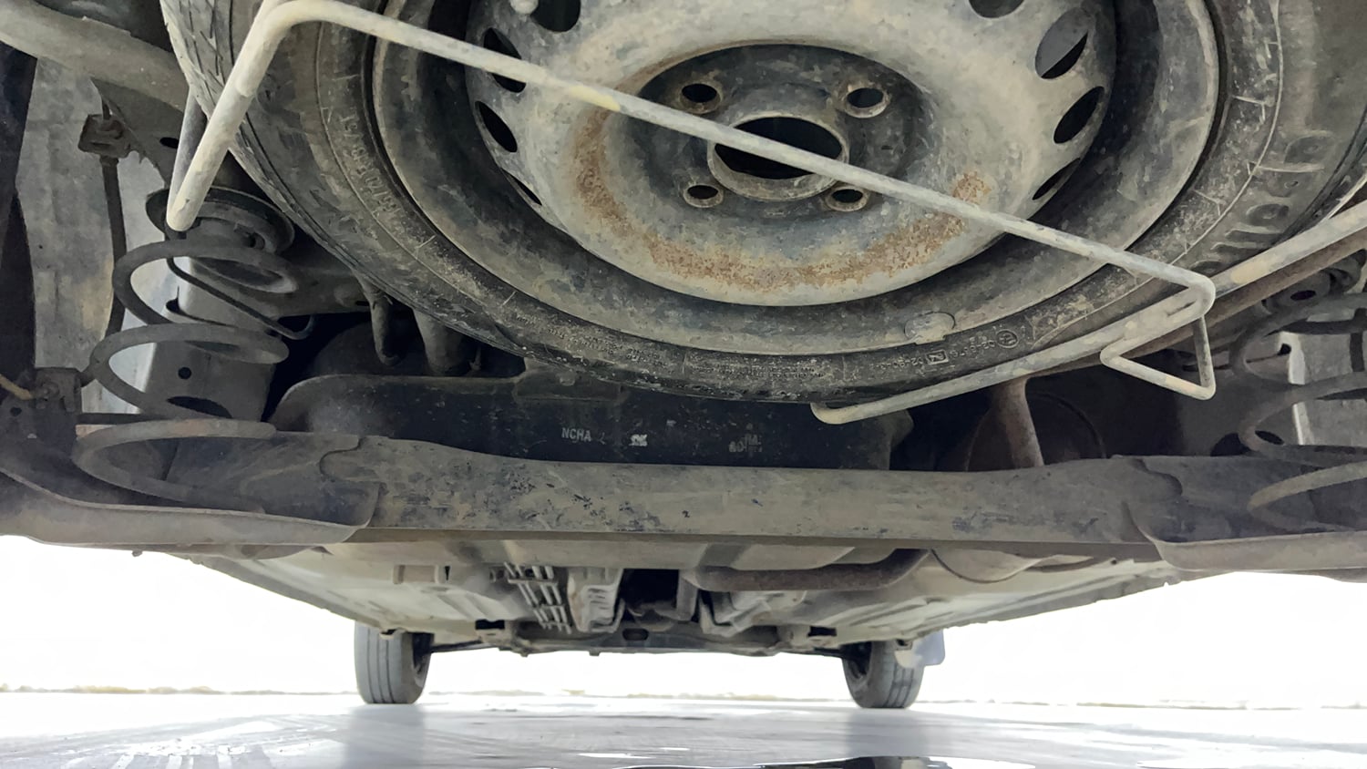 Used 2018 Datsun Go Plus T Petrol Manual extra REAR UNDERBODY VIEW (TAKEN FROM REAR)
