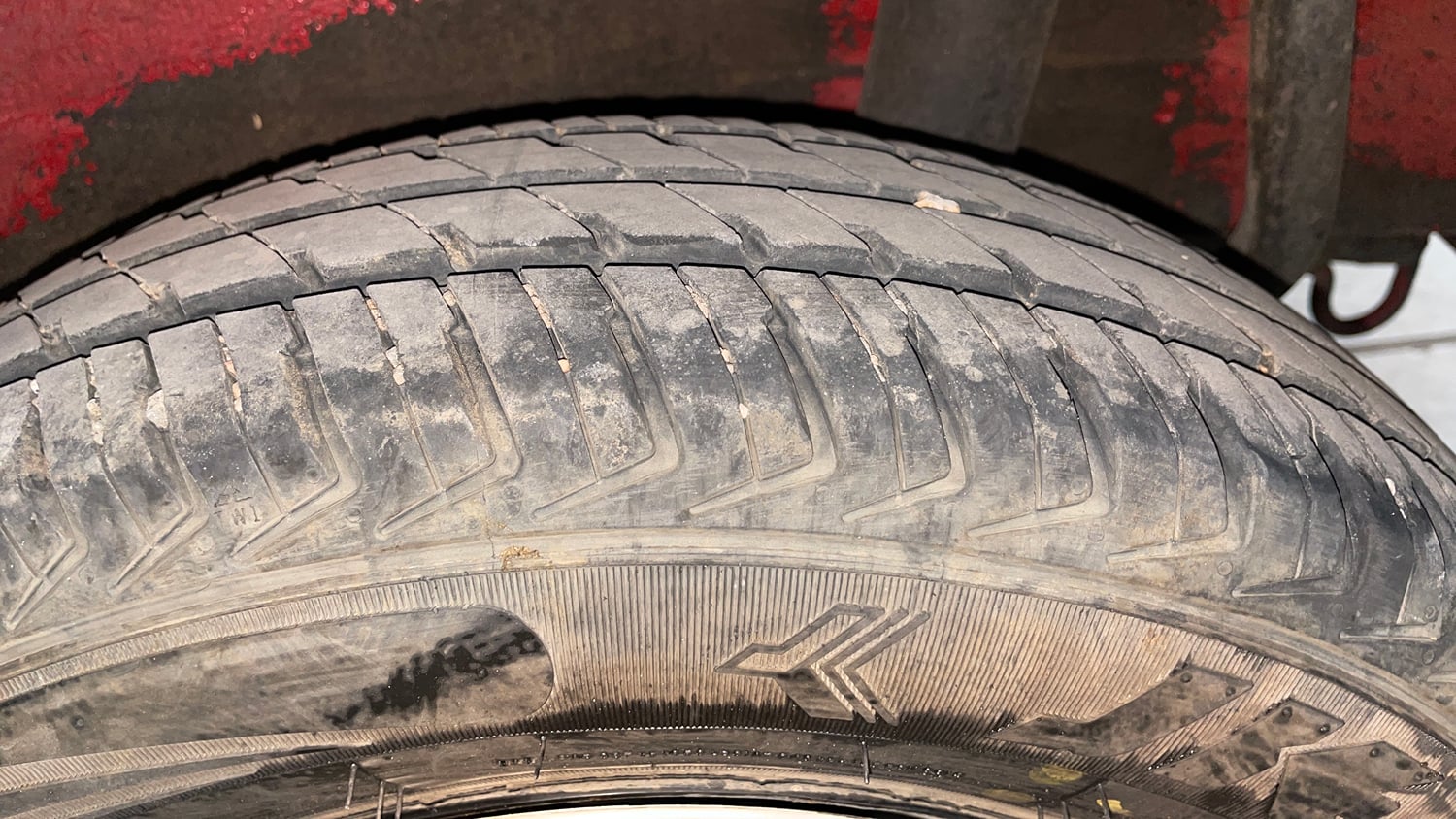 Used 2023 Maruti Suzuki Alto K10 VXi Plus Petrol Manual tyres LEFT REAR TYRE TREAD VIEW