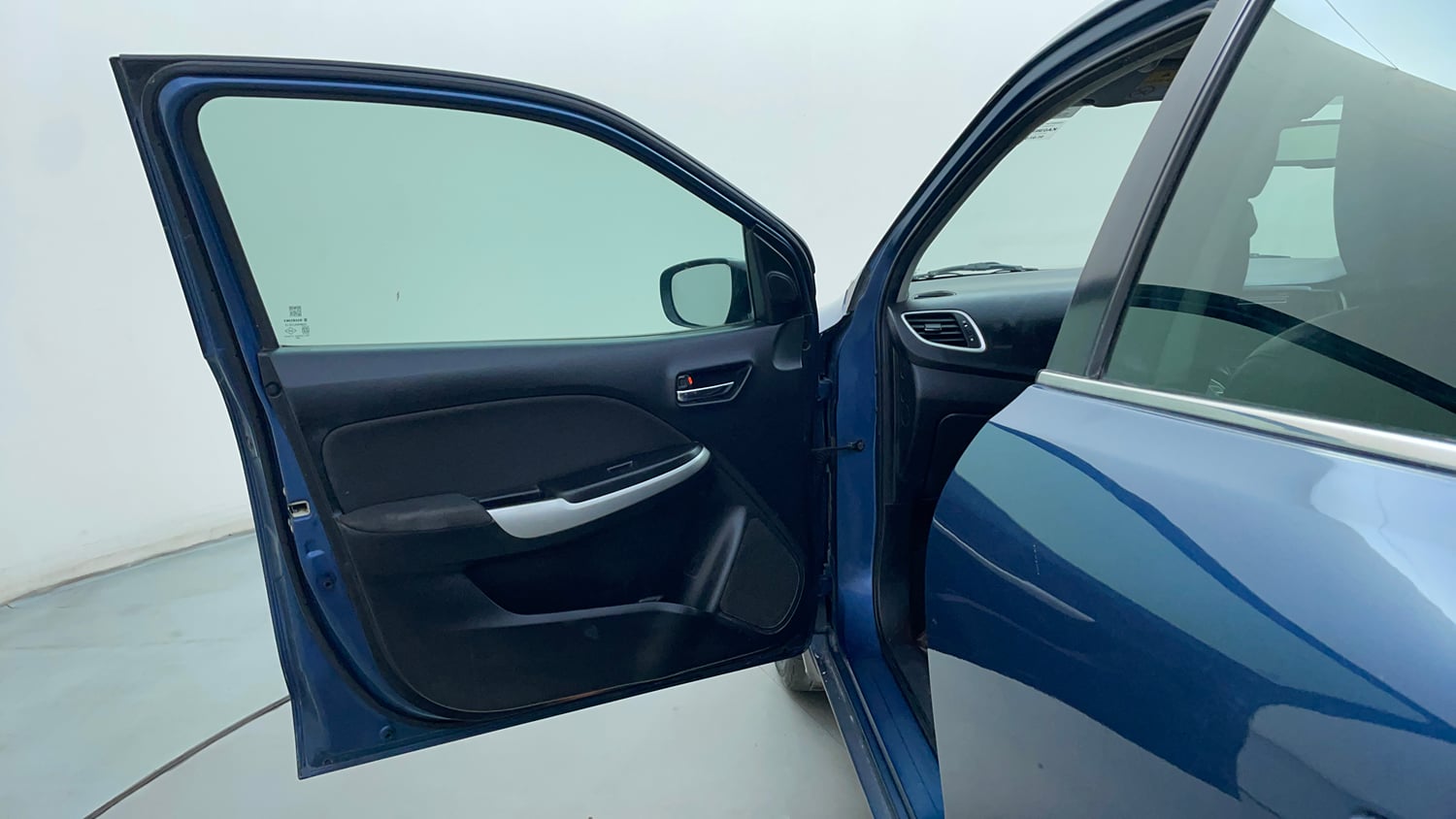 Used 2017 Maruti Suzuki Baleno Zeta 1.2 AT Petrol Automatic interior LEFT FRONT DOOR OPEN VIEW