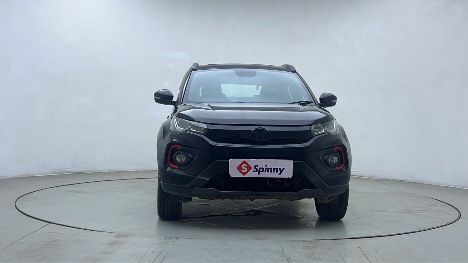 Used 2023 Tata Nexon XZA Plus LUXS Red Dark Edition Petrol Automatic exterior FRONT VIEW