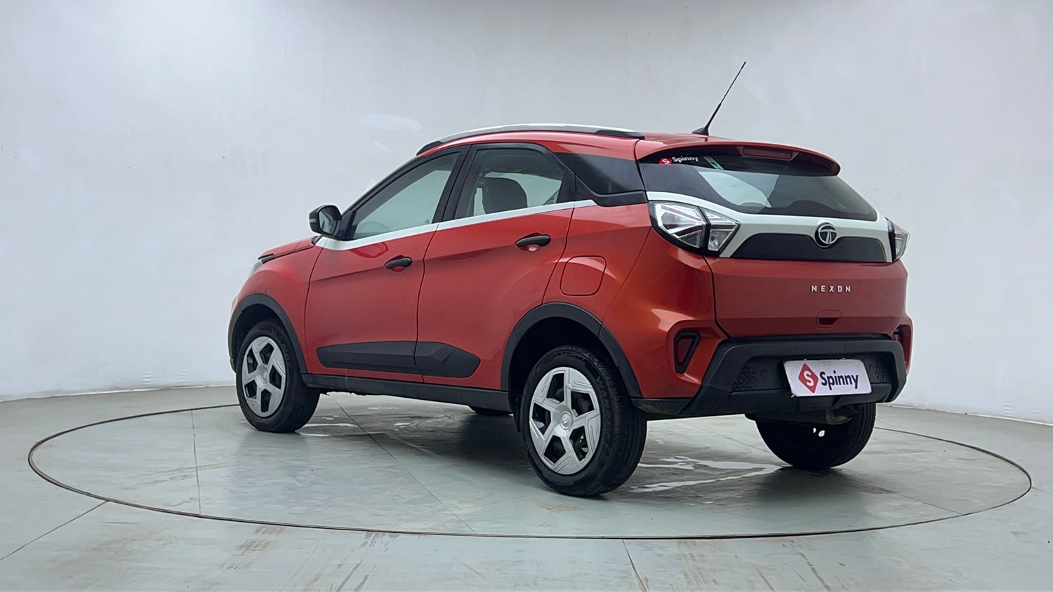 Used 2022 Tata Nexon XM Petrol Manual exterior LEFT REAR CORNER VIEW