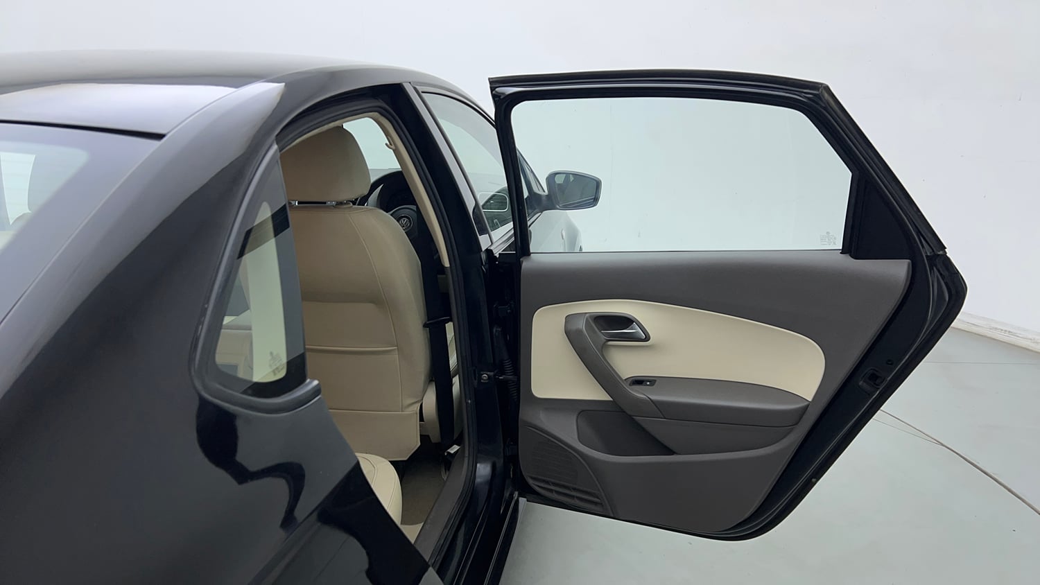 Used 2013 Volkswagen Vento Highline Petrol AT Petrol Automatic interior RIGHT REAR DOOR OPEN VIEW