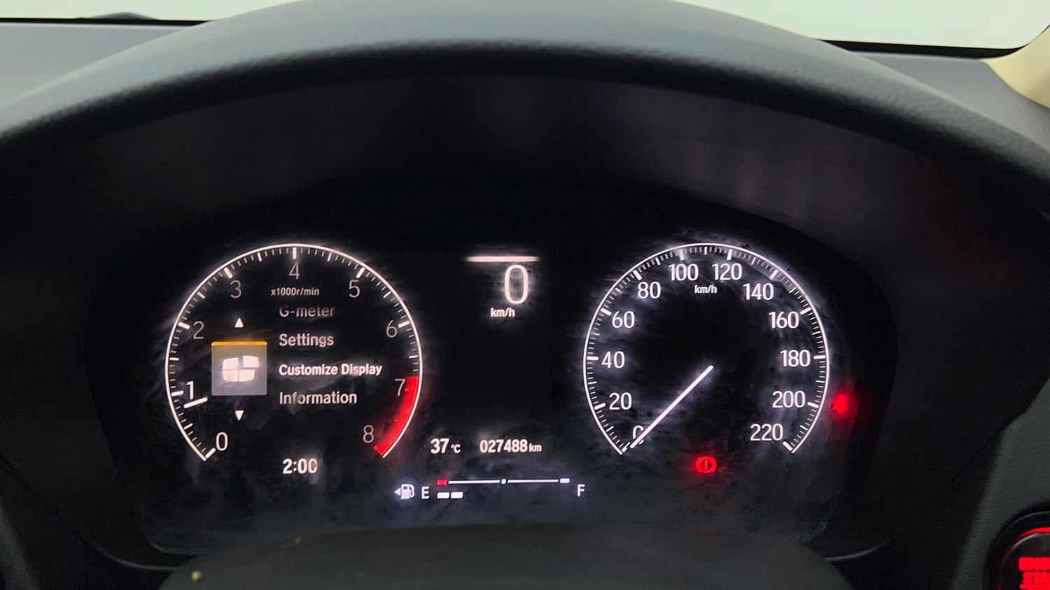 Used 2022 Honda City ZX Petrol Petrol Manual interior CLUSTERMETER VIEW