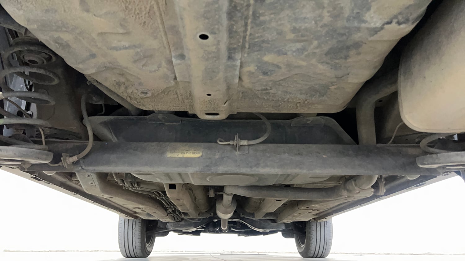 Used 2024 Tata Nexon Creative Plus S 1.2 Revotron Petrol 6AMT Petrol Automatic extra REAR UNDERBODY VIEW (TAKEN FROM REAR)