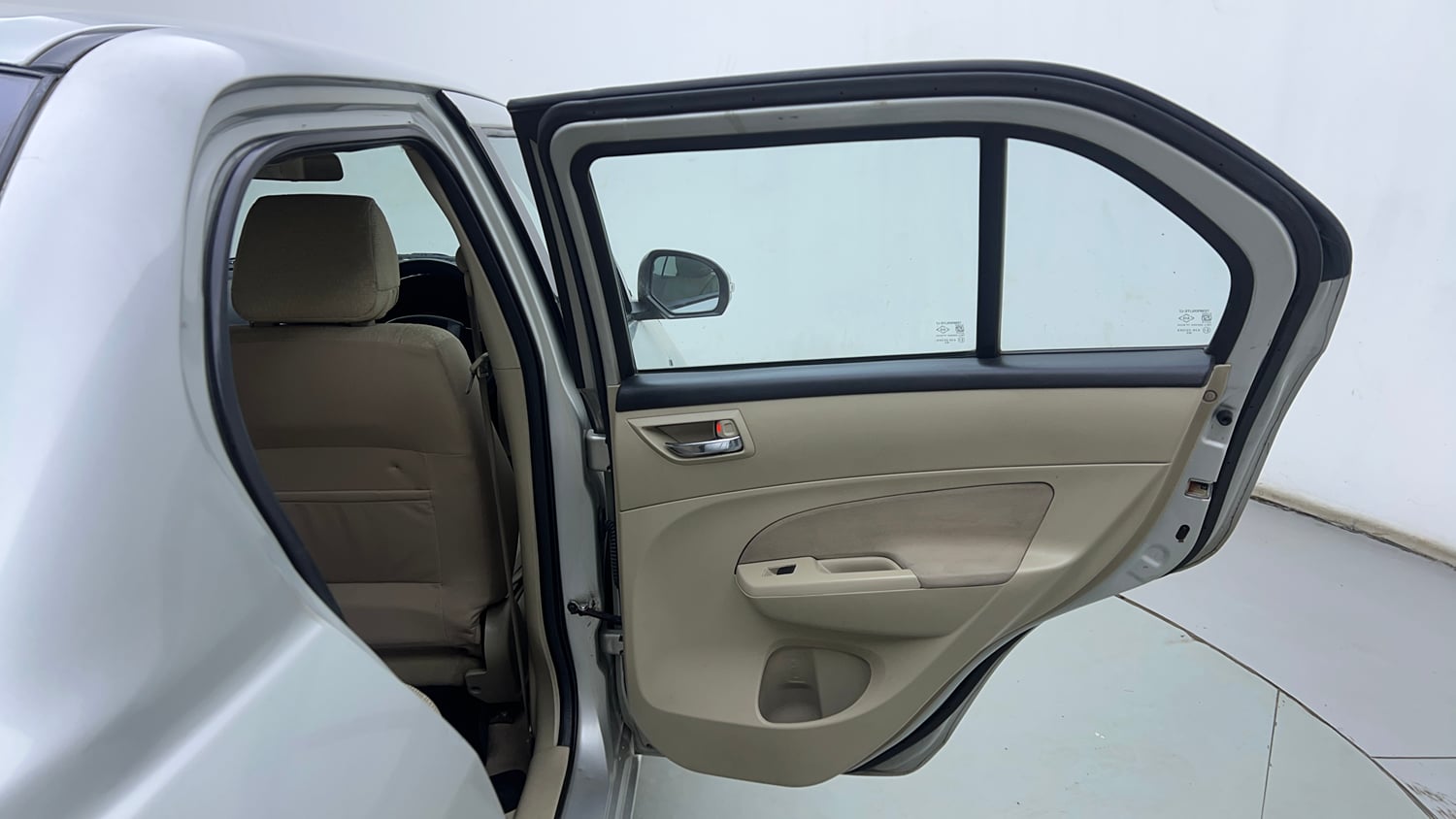 Used 2016 Maruti Suzuki Swift Dzire VXI Petrol Manual interior RIGHT REAR DOOR OPEN VIEW