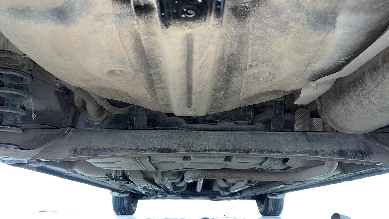 Used 2015 Hyundai Elite i20 Magna 1.2 Petrol Manual extra REAR UNDERBODY VIEW (TAKEN FROM REAR)