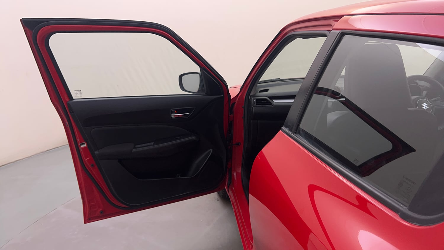 Used 2023 Maruti Suzuki Swift VXi AMT Petrol Automatic interior LEFT FRONT DOOR OPEN VIEW
