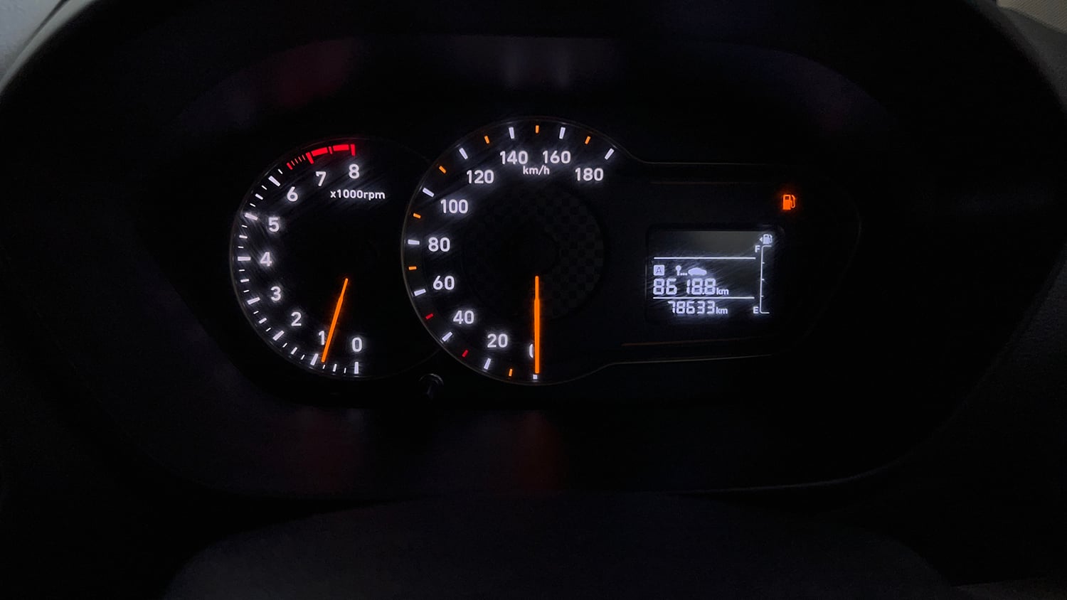 Used 2018 Hyundai Santro Asta Petrol Manual interior CLUSTERMETER VIEW