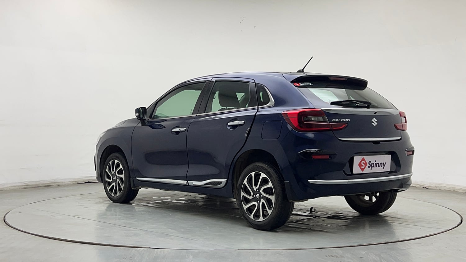 Used 2024 Maruti Suzuki Baleno Alpha AGS Petrol Automatic exterior LEFT REAR CORNER VIEW