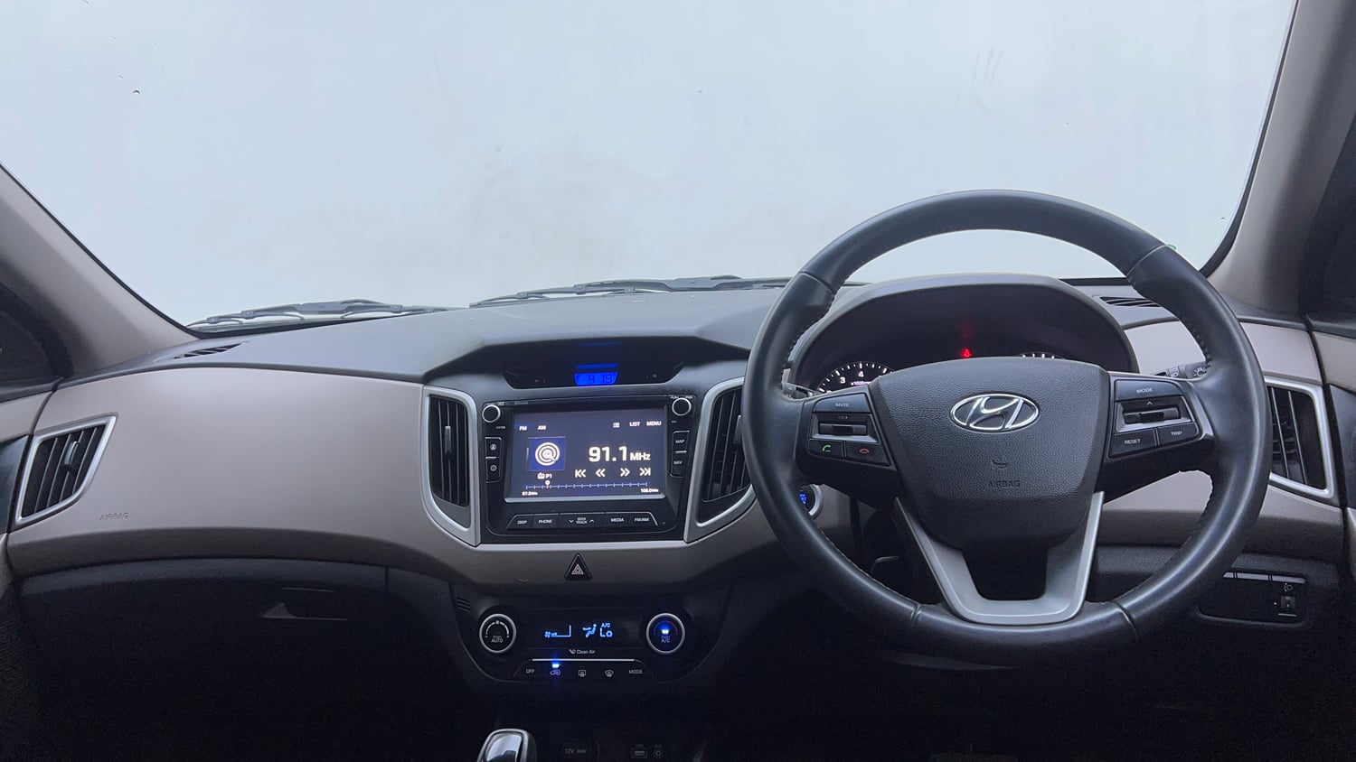 Used 2016 Hyundai Creta 1.6 SX Plus AT Petrol Petrol Automatic interior DASHBOARD VIEW
