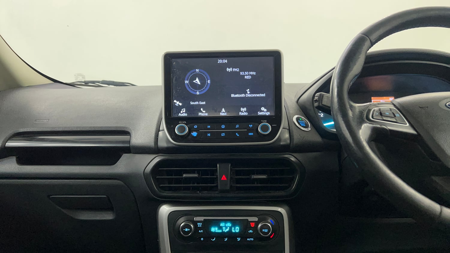 Used 2018 Ford EcoSport Titanium 1.5L Ti-VCT Petrol Manual interior MUSIC SYSTEM & AC CONTROL VIEW