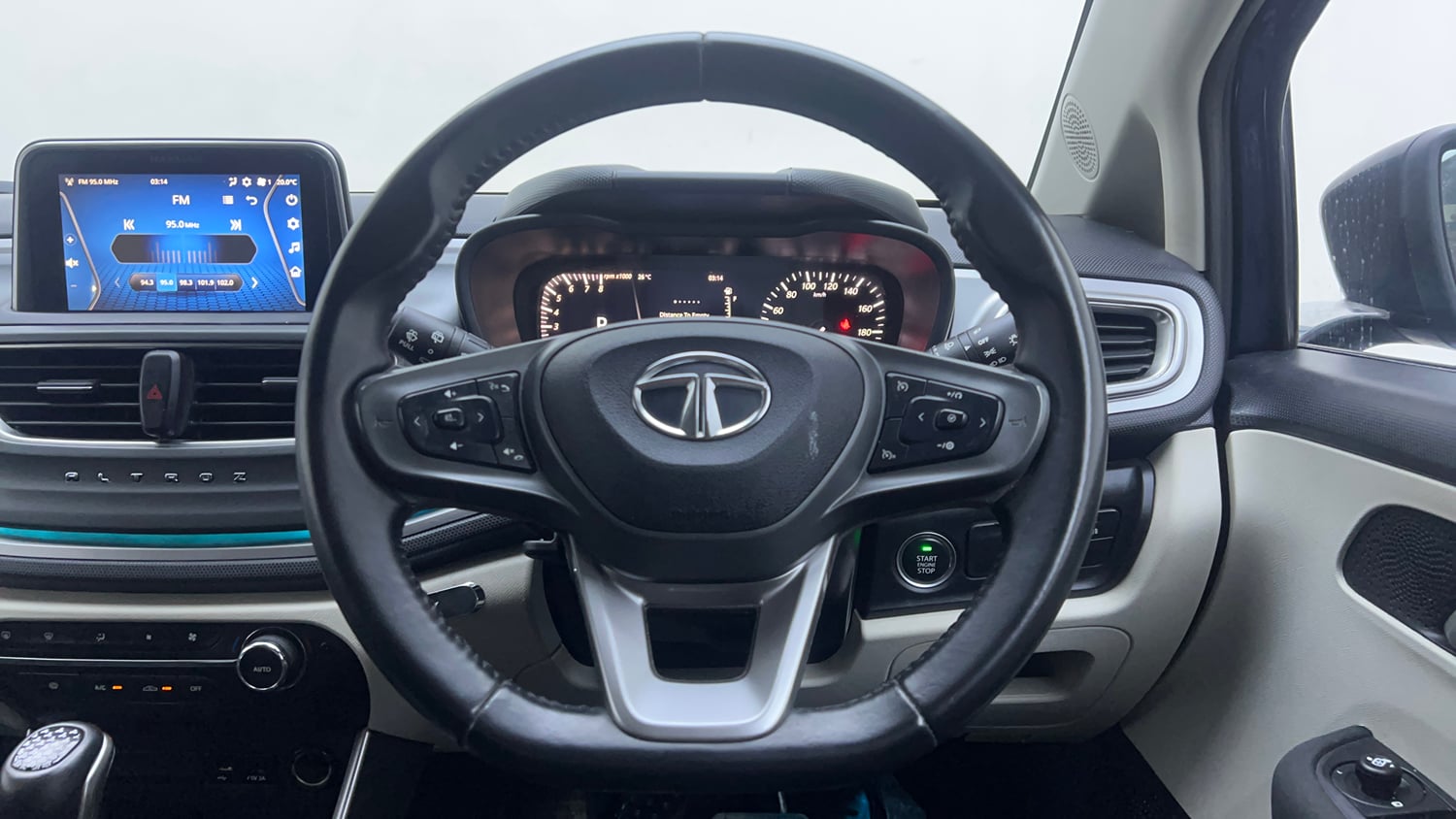 Used 2023 Tata Altroz XZA Plus (S) Petrol Automatic interior STEERING VIEW