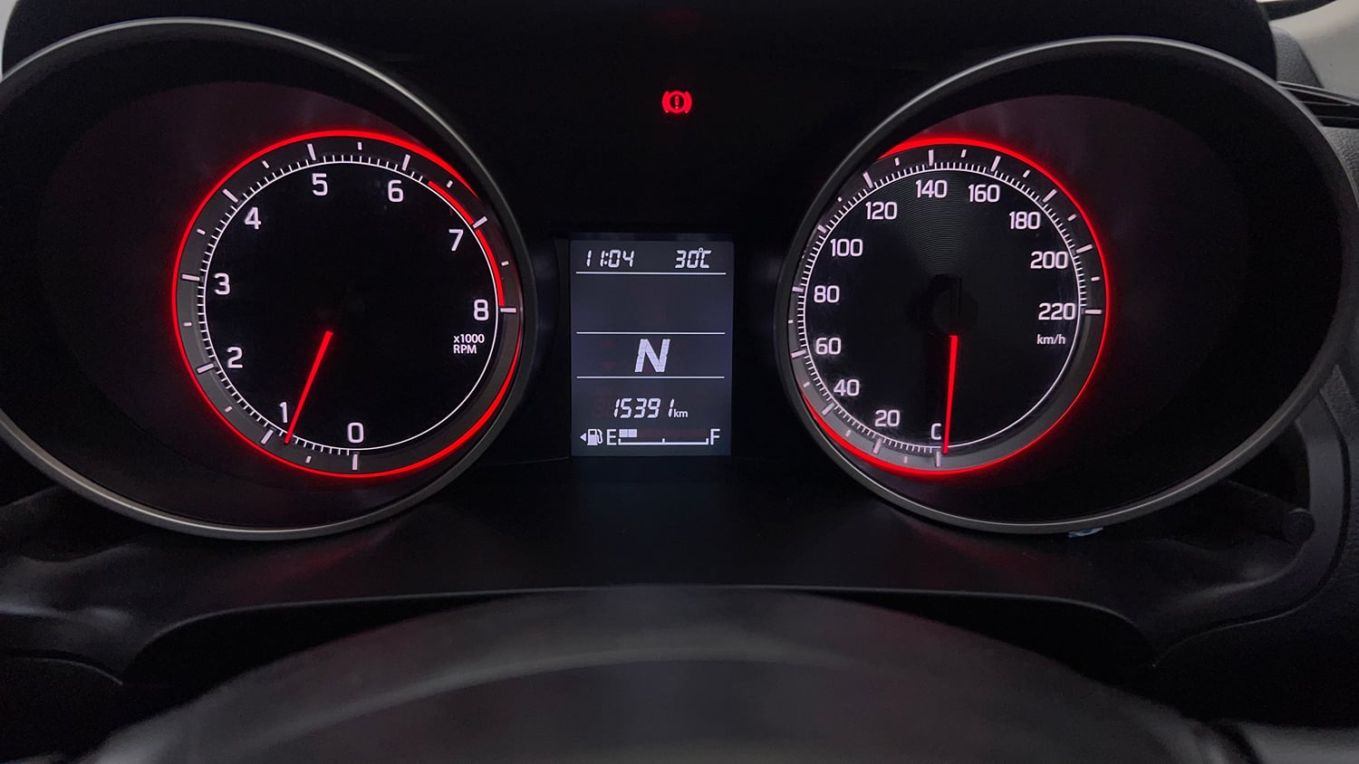Used 2023 Maruti Suzuki Swift VXi AMT Petrol Automatic interior CLUSTERMETER VIEW