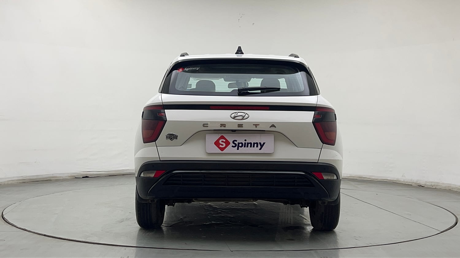 Used 2023 Hyundai Creta S Plus 1.5 Petrol Knight Petrol Manual exterior BACK VIEW