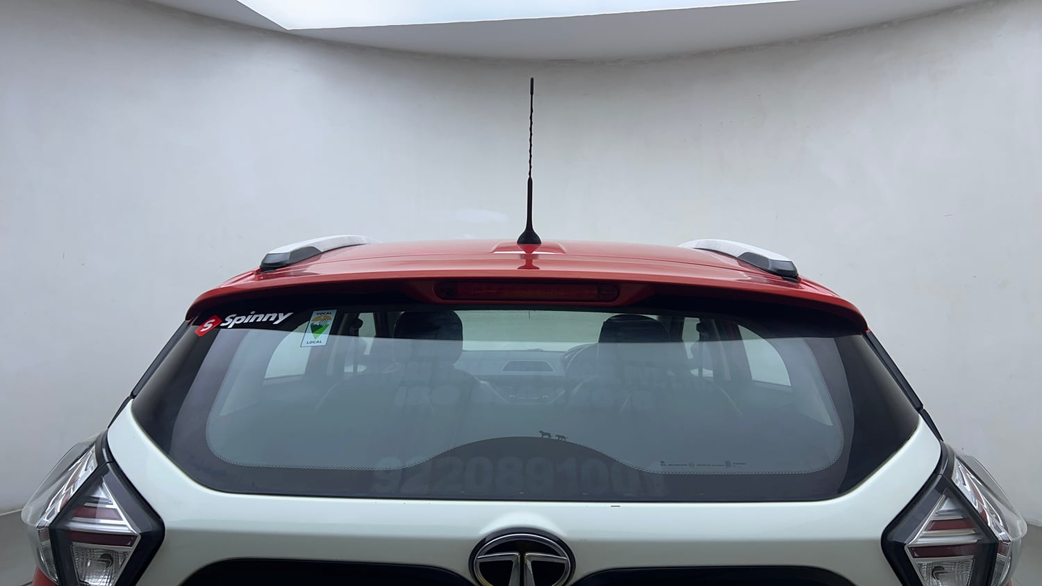Used 2022 Tata Nexon XM Petrol Manual exterior BACK WINDSHIELD VIEW