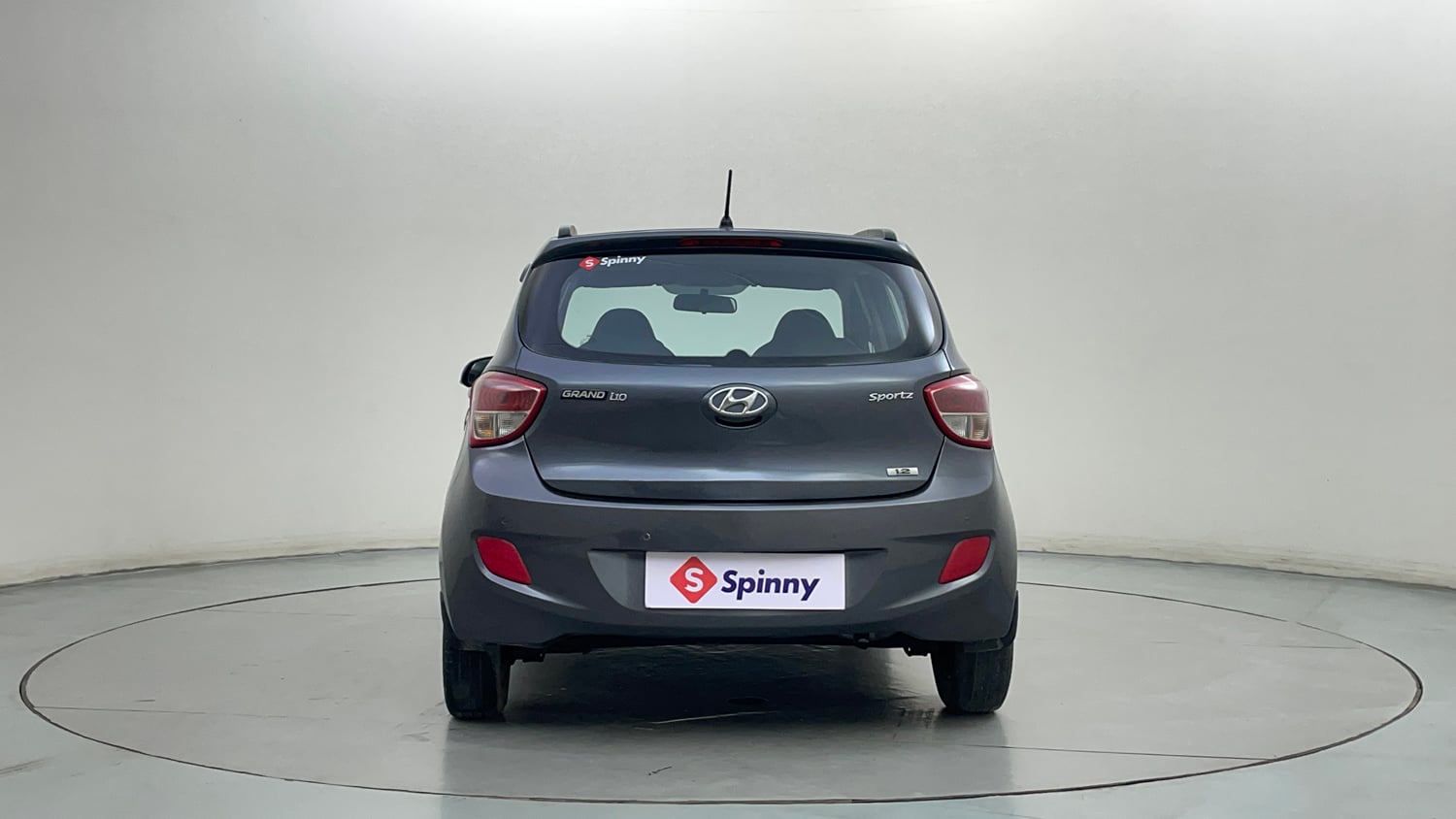 Used 2014 Hyundai Grand i10 Sportz 1.2 Kappa VTVT Petrol Manual exterior BACK VIEW