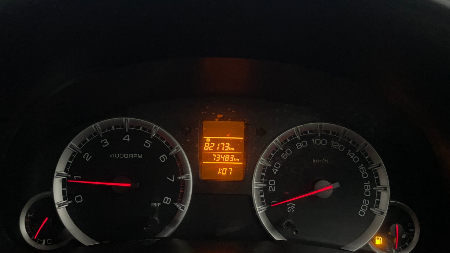 Used 2016 Maruti Suzuki Swift Dzire VXI Petrol Manual interior CLUSTERMETER VIEW