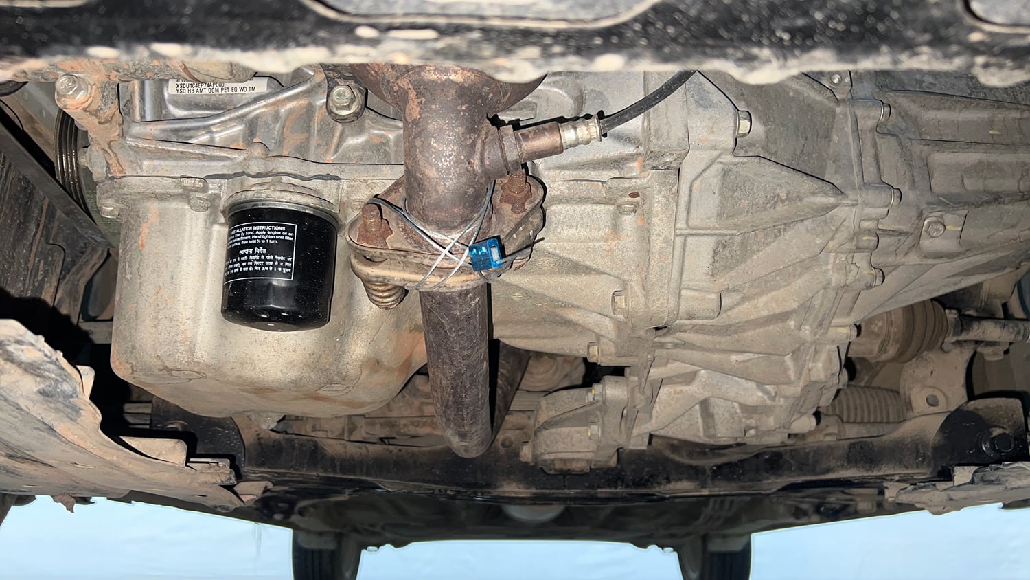 Used 2019 Maruti Suzuki Swift ZXi AMT Petrol Automatic extra FRONT LEFT UNDERBODY VIEW