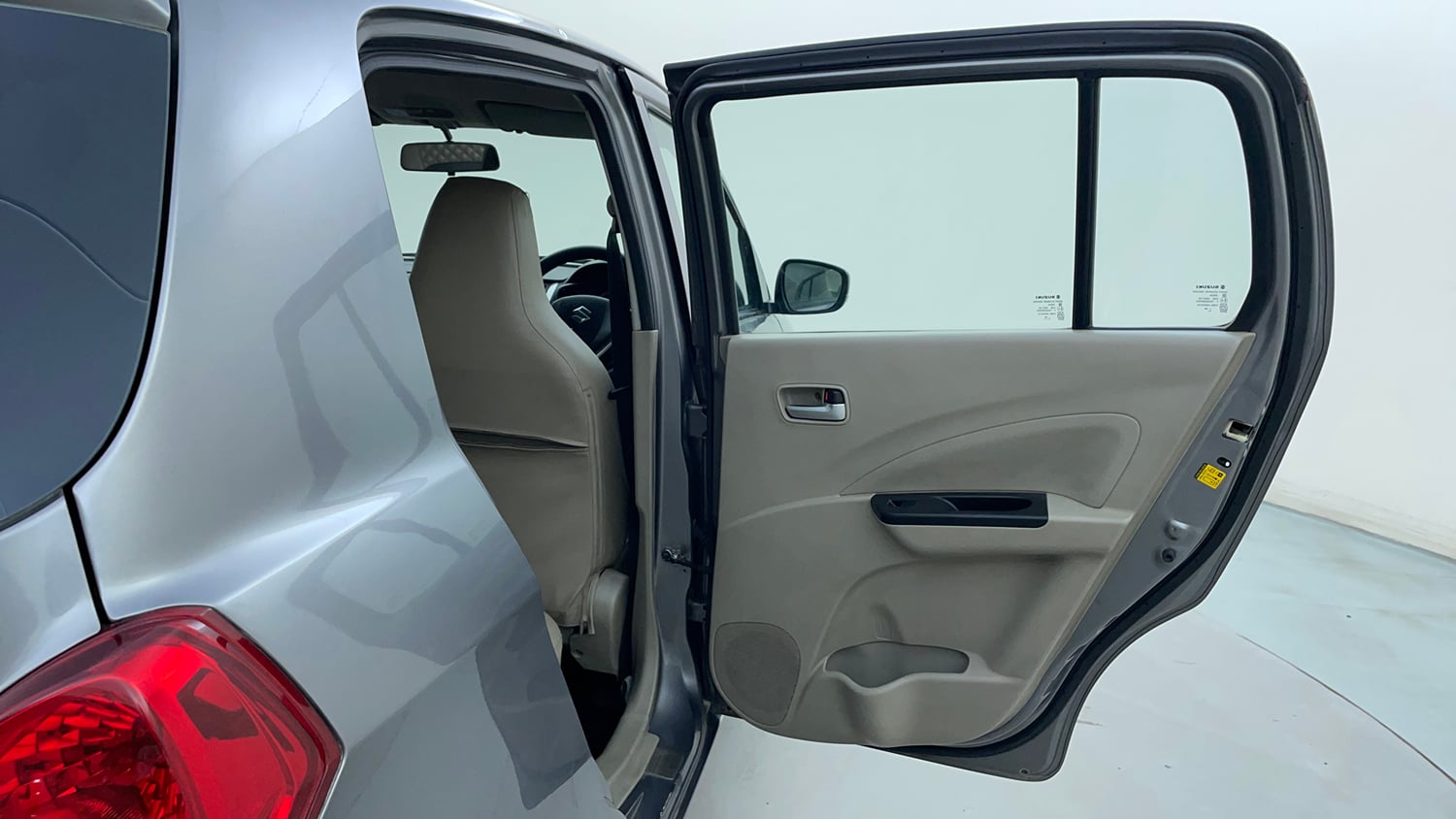 Used 2016 Maruti Suzuki Celerio ZXI (O) AMT Petrol Automatic interior RIGHT REAR DOOR OPEN VIEW