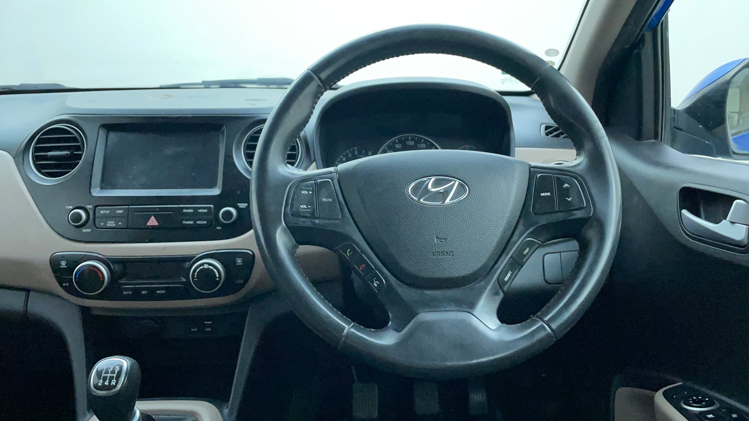 Used 2017 Hyundai Grand i10 Asta 1.2 Kappa VTVT Petrol Manual interior STEERING VIEW