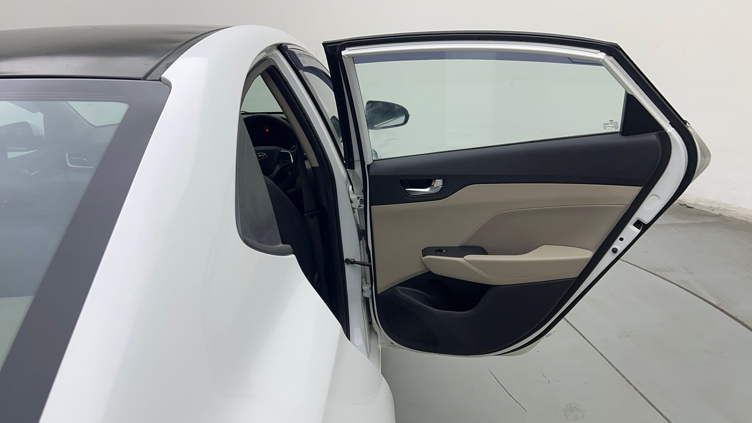 Used 2022 Hyundai Verna S Plus 1.5 VTVT Petrol Manual interior RIGHT REAR DOOR OPEN VIEW
