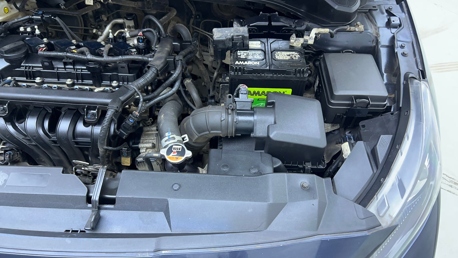 Used 2022 Hyundai i20 Sportz 1.2 MT Petrol Manual engine ENGINE LEFT SIDE VIEW