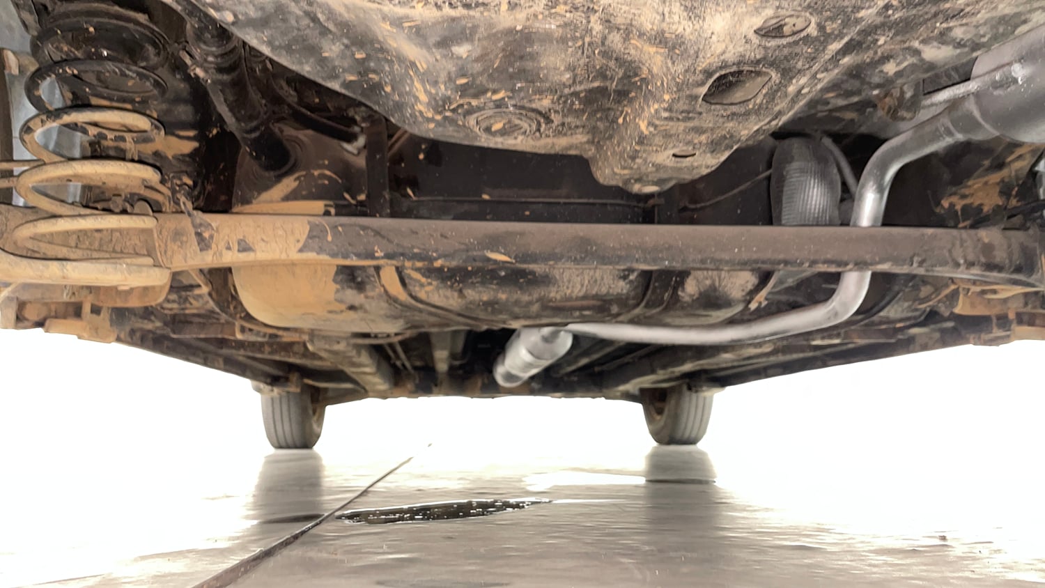 Used 2016 Maruti Suzuki Swift Dzire VXI Petrol Manual extra REAR UNDERBODY VIEW (TAKEN FROM REAR)