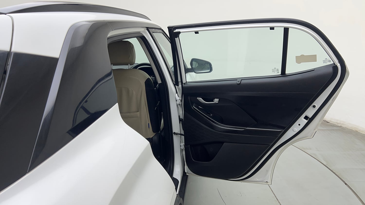 Used 2023 Hyundai Creta S Plus 1.5 Petrol Knight Petrol Manual interior RIGHT REAR DOOR OPEN VIEW