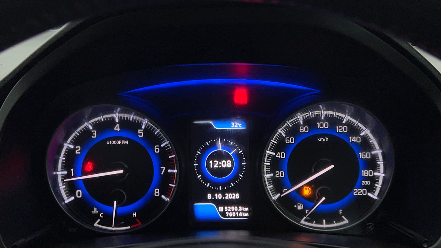 Used 2018 Maruti Suzuki Baleno Zeta 1.2 Petrol Manual interior CLUSTERMETER VIEW