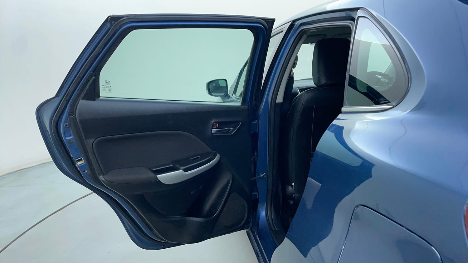 Used 2017 Maruti Suzuki Baleno Zeta 1.2 AT Petrol Automatic interior LEFT REAR DOOR OPEN VIEW