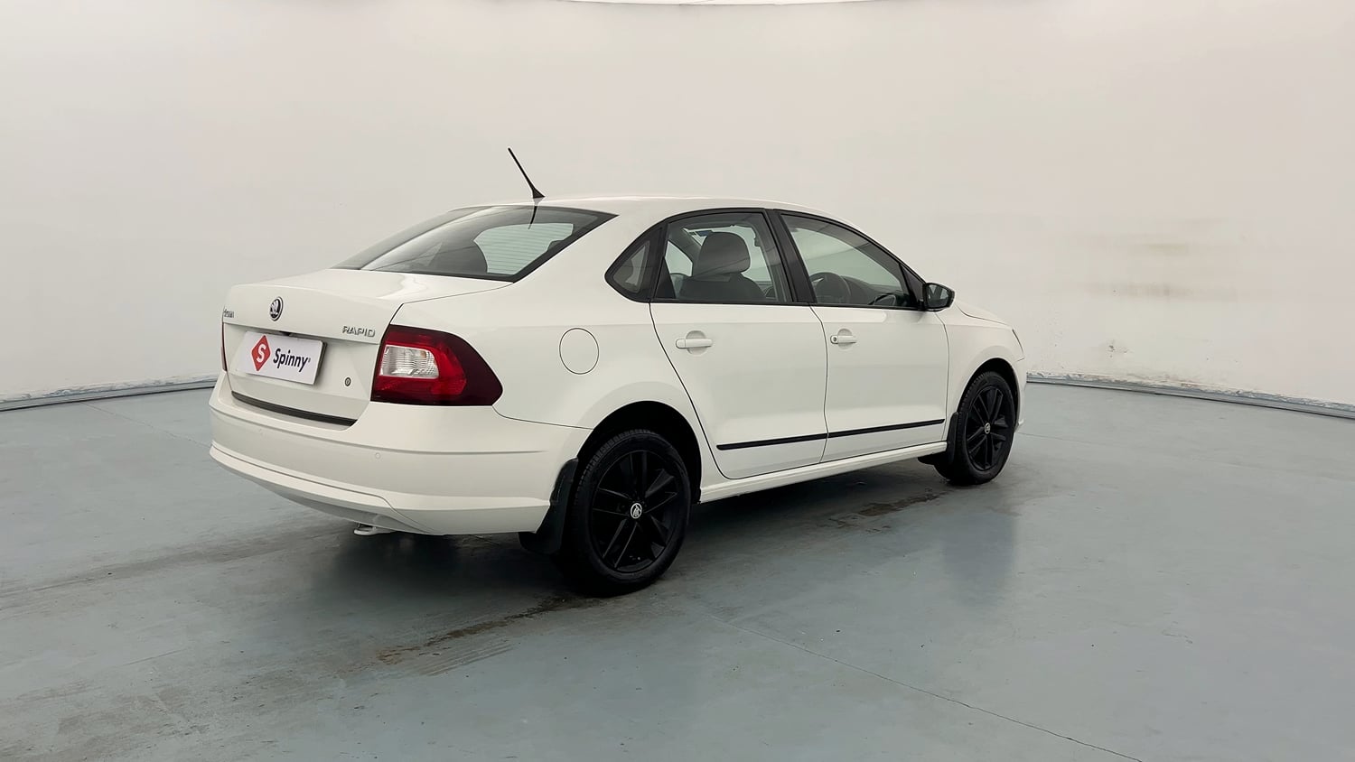 Used 2021 Skoda Rapid Ambition Petrol Manual exterior RIGHT REAR CORNER VIEW