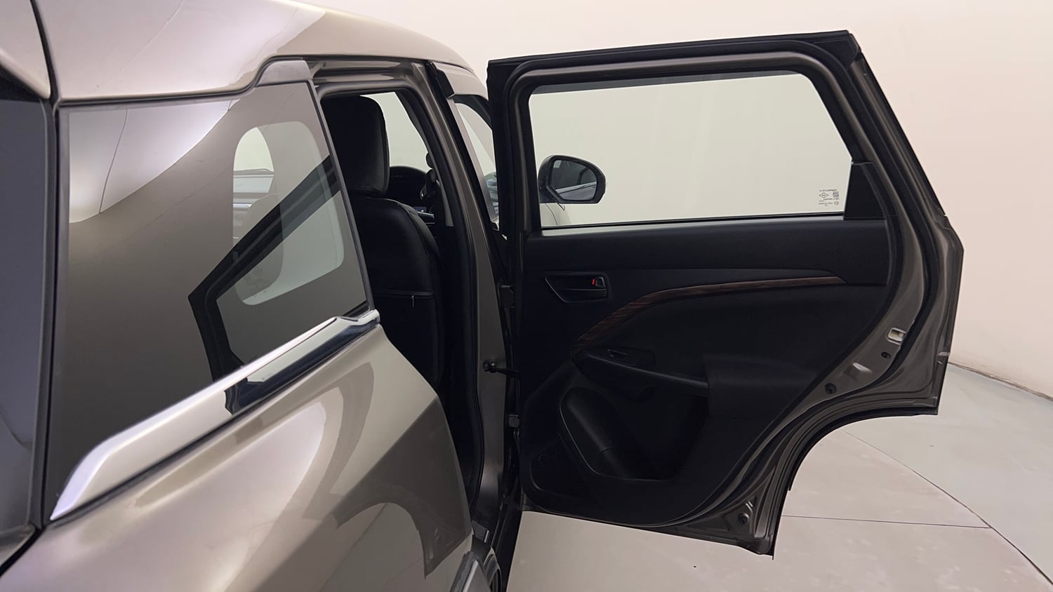 Used 2023 Maruti Suzuki Brezza Vxi AT Petrol Automatic interior RIGHT REAR DOOR OPEN VIEW