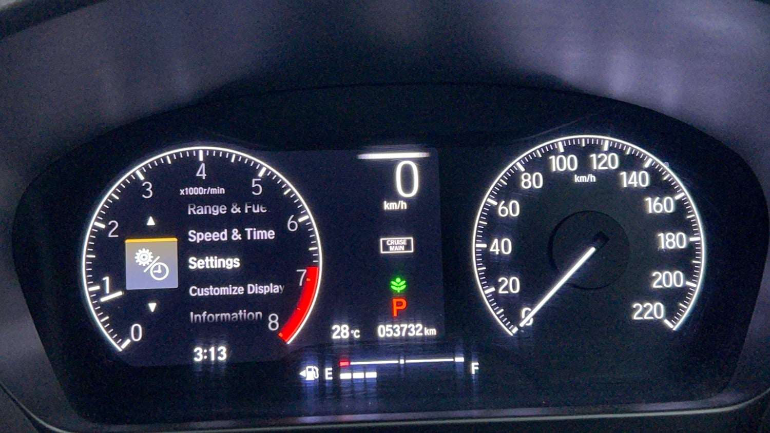 Used 2021 Honda City ZX CVT Petrol Petrol Automatic interior CLUSTERMETER VIEW