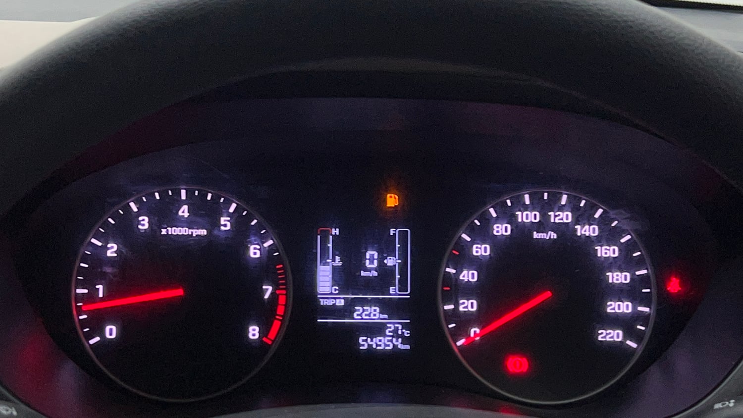 Used 2019 Hyundai Elite i20 Magna Executive 1.2 Petrol Manual interior CLUSTERMETER VIEW