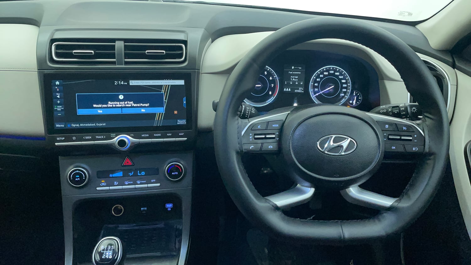 Used 2024 Hyundai Creta SX 1.5 Petrol Petrol Manual interior STEERING VIEW