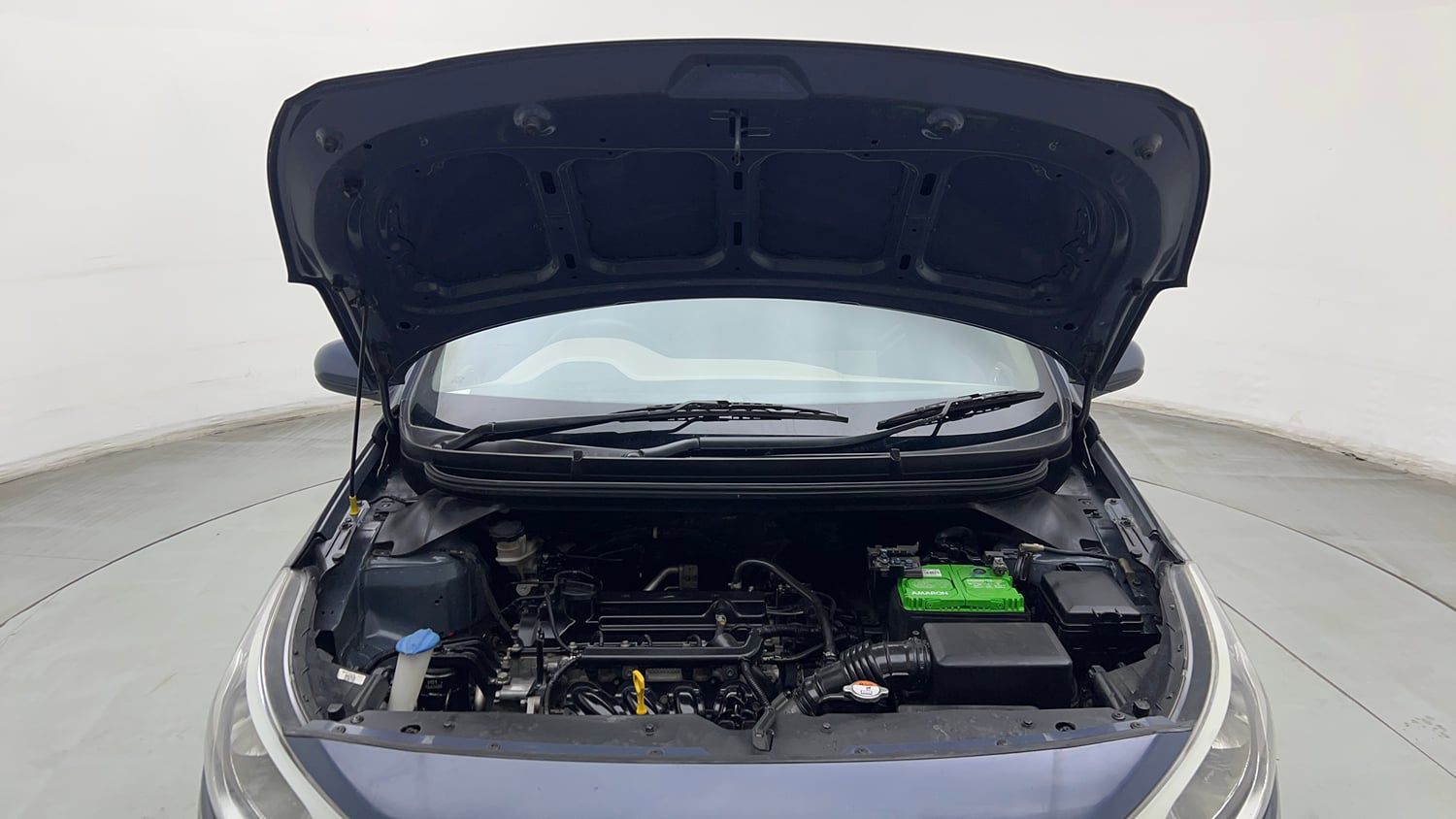 Used 2015 Hyundai Elite i20 Magna 1.2 Petrol Manual engine ENGINE & BONNET OPEN FRONT VIEW